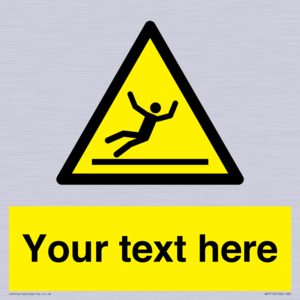 Custom Figure Slipping Sign